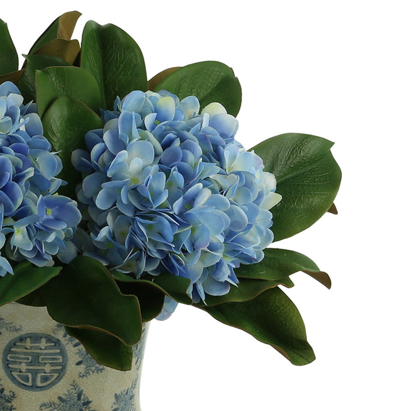 Pot d'hortensias
