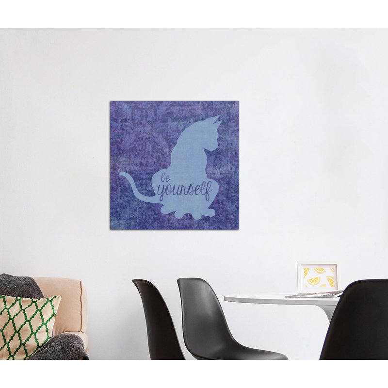 « cat » par erin clark, impression sur toile, H 37 po x l 37 po x P 1,5 po, Toile tendue, Pas de tapis
