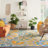 Adalia Floral Green/Yellow/Blue Indoor/Outdoor Area Rug-767747376