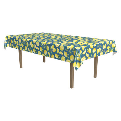 Lemon Tablecover - 54" x 108" - Pack of 12