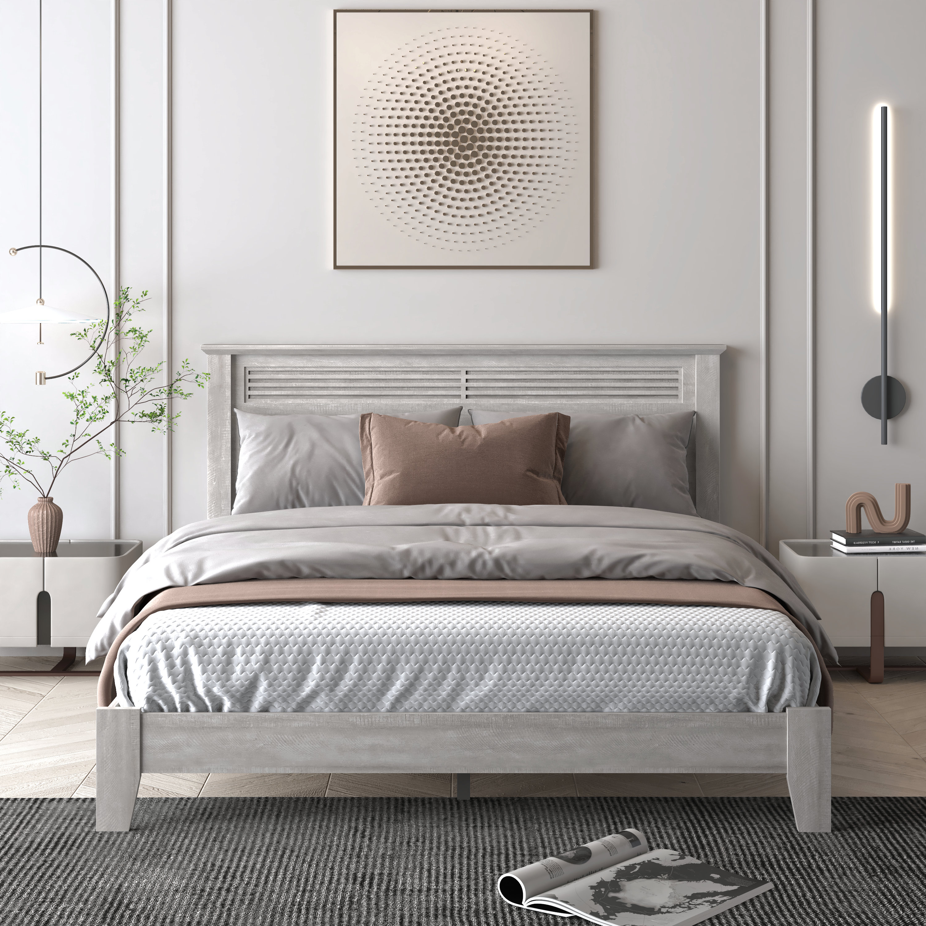 Winston Porter Allyannah Queen Platform Bed & Reviews | Wayfair