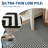Modern Rug for Living Room Non-Slip Striped Accent Rug, Stain-Resistant Ultra-Thin Bedroom Carpet, Soft Low Pile Indoor Floor Mat for Kids Room, Nursery, Home Office-1398835815