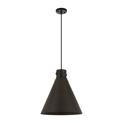 Coterie Single Light Metal Dimmable Pendant