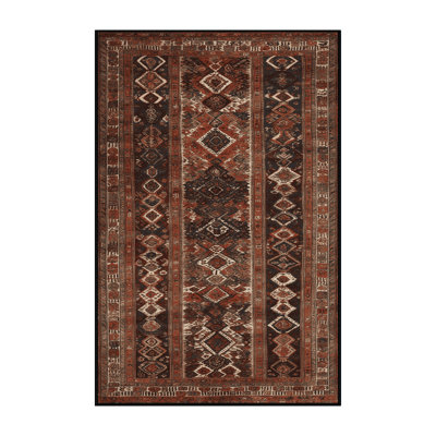 Tapis brun turc lavable à la machine