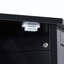 Armoire de salle de bain d'angle avec tablette réglable