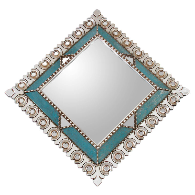 Graysen Solid Wood Flat Wall Mirror