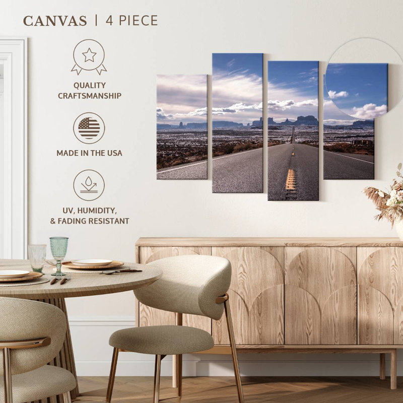 Travel To Monument Valley, 54" H x 84" W
