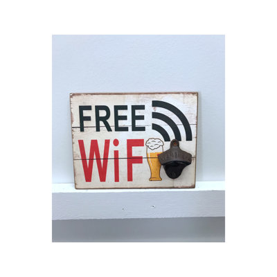Ouvre-bouteille Dimani «Free Wifi»