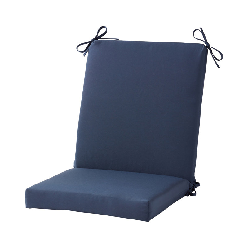 High Back Dining Chair Pad, Navy