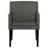 Charcoal Grey And Black Dining Set-1086183991