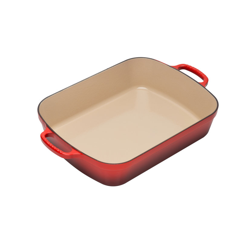 Le Creuset Signature Cast Iron Roaster, Cerise, 33cm / 4.9L
