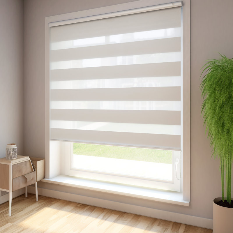 Semi Sheer Pleated Shade, 120cm W x 150cm L