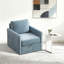 Fauteuil pivotant rembourré avec rangement 29,5 po-1771213954