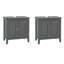 Knott 60cm Single Bathroom Vanity Base Only-2040056200