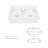 33 Inch White Ceramic Farm Sink - , Resistance, Double Bowl Workstation For Kitchen & Stylish With Stain Resistance