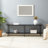Celine 71" Console Table In Black (2-Shelf)-1969966724
