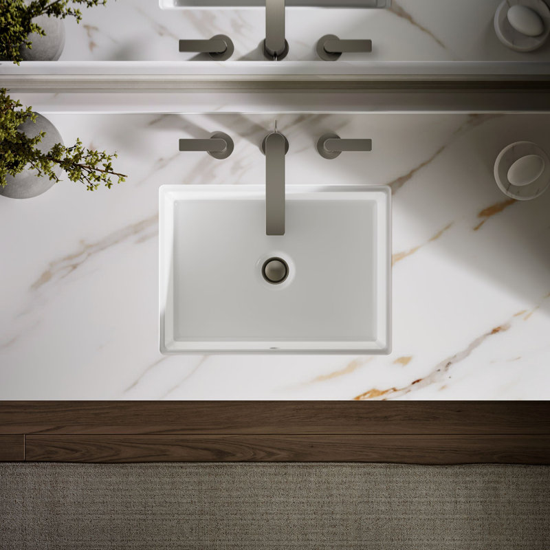 Artifacts 21-1/4 In. Rectangular Undermount Bathroom Sink
