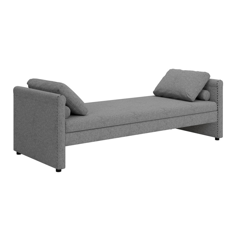 Banc de rangement Pual, Gris
