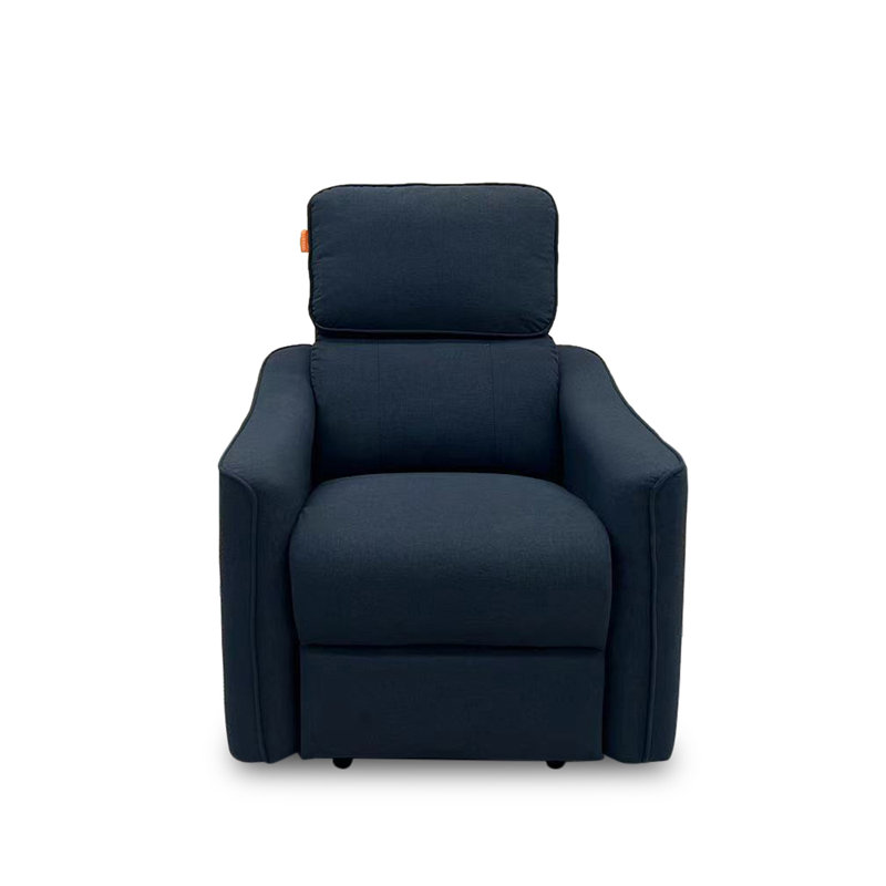 Electric Recliner Armchair in Navy Blue Boss Chair, Office Chair
