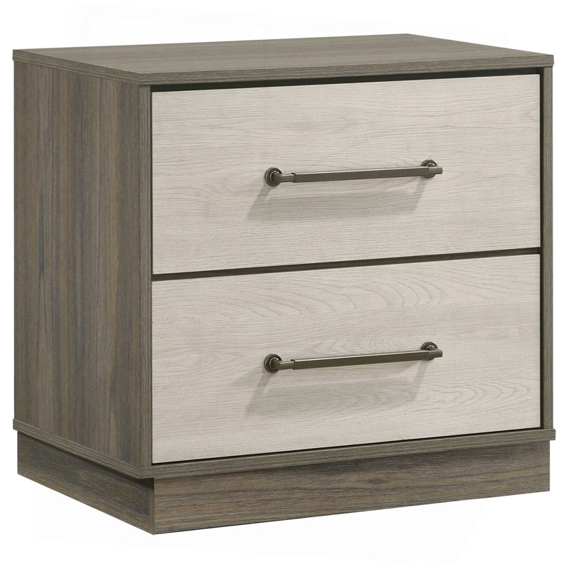 Table de chevet 2 tiroirs Edmondson