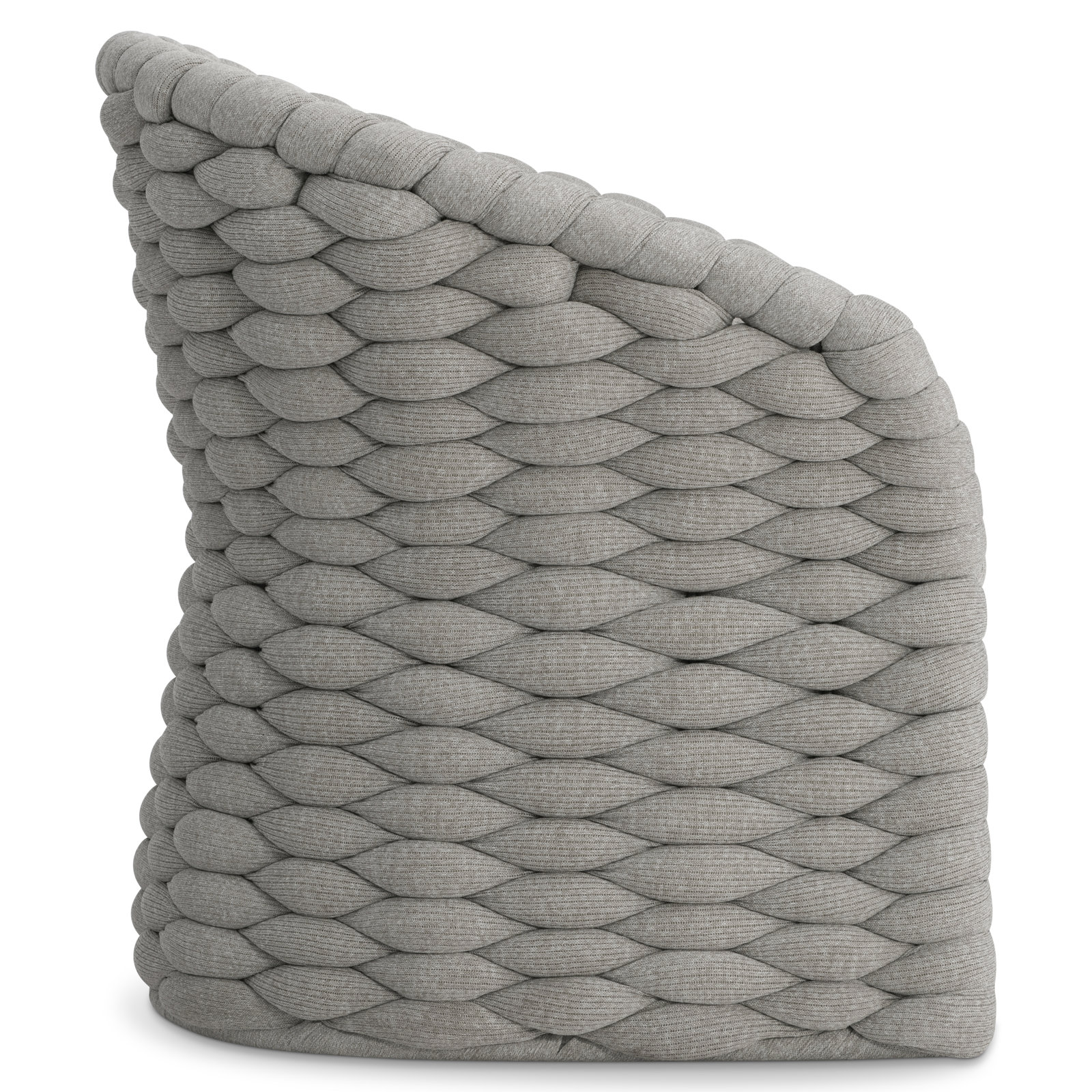 Sunbrella® Aluminum Patio Armchair, Nordic Gray