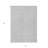 3' X 5' Silver And Ivory Geometric Washable Indoor Outdoor Area Rug