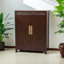 Armoire de rangement pour chaussures en bois massif 12 paires