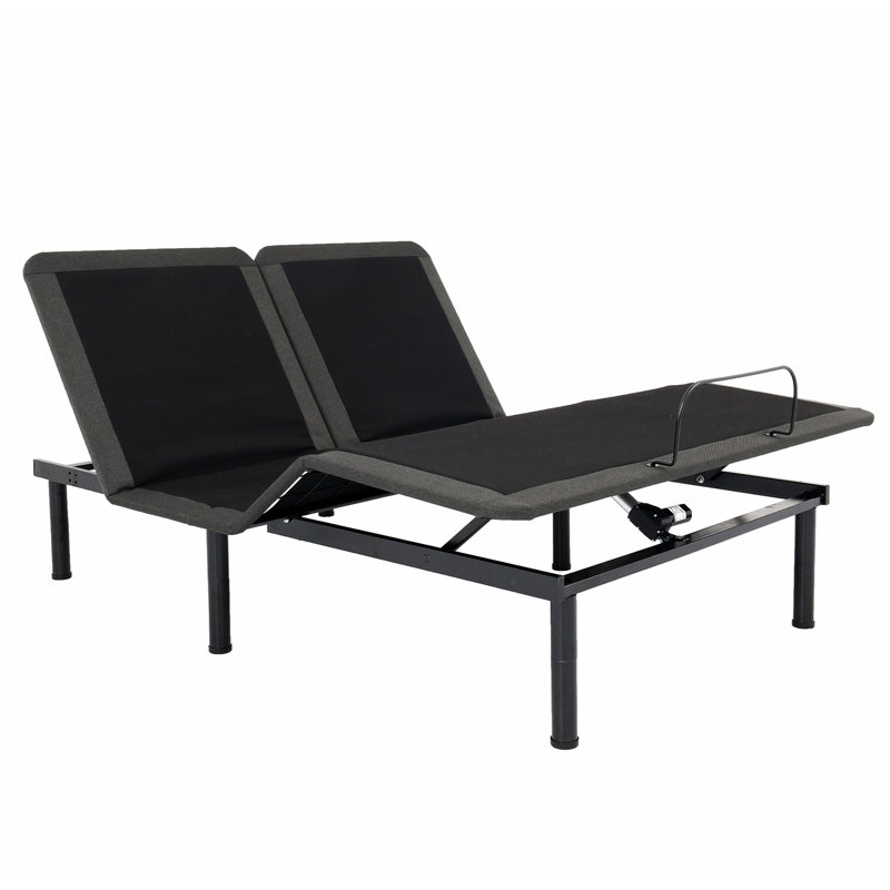 Structure de lit réglable flexible et pratique à assemblage rapide avec commandes à commande vocale pour un confort personnalisé et une vie facile