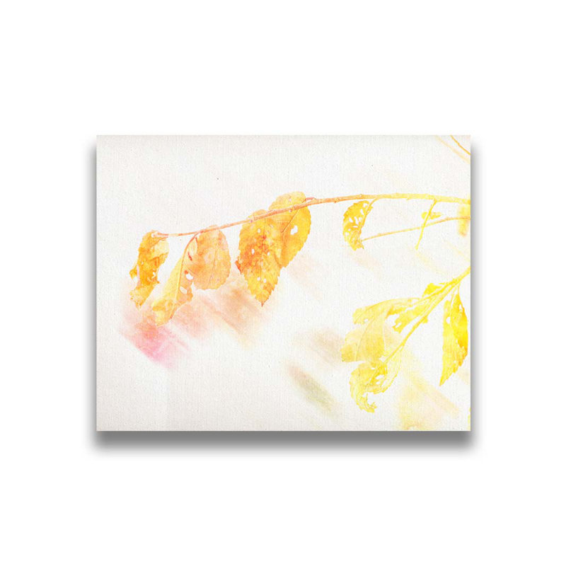 Autumn Pastel Song par Hal Halli. Impression sur papier - Montée et encadrée avec de l'acrylique transparent