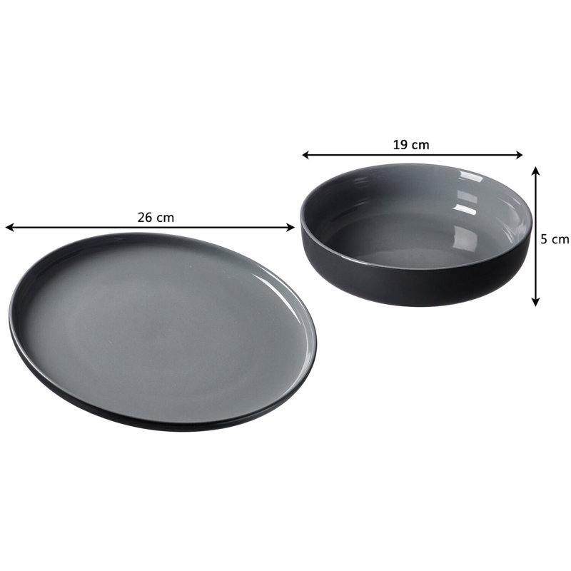 Piece Stoneware Dinnerware Set - Service for 4