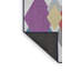 Tapis géométrique gris / rose-1400097347