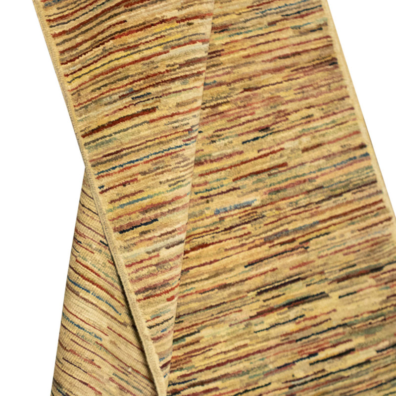 Hand Knotted Wool Area Rug in Multi