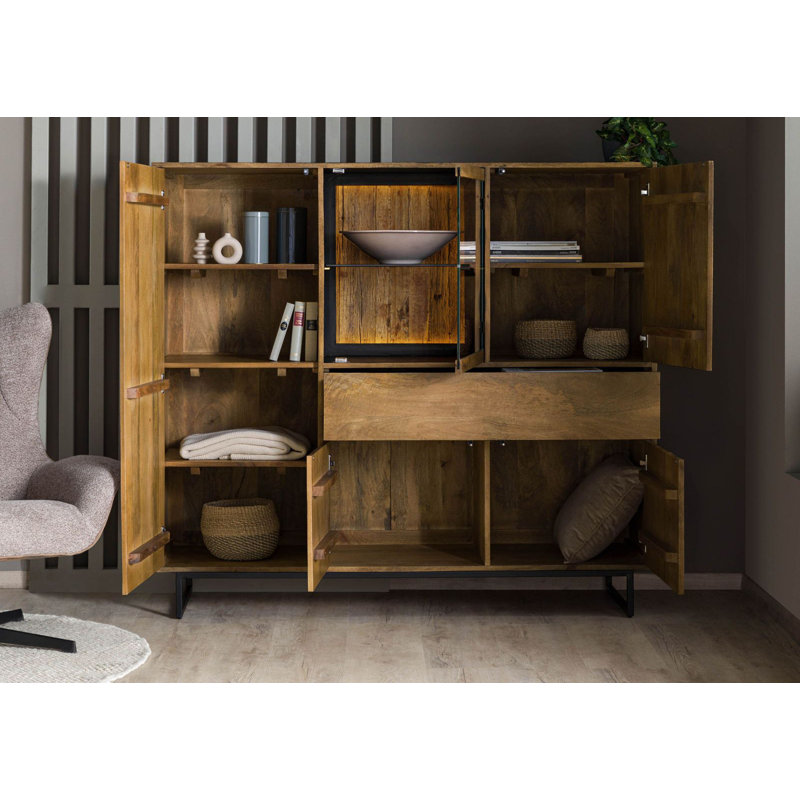 DAVIS 160cm Solid Wood Sideboard