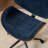 Upholstered Office Chair Adjustable Height Desk & Task Chair With Bentwood Chenille Swivel Chair With Metal Frame-2037668926