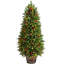 4.5' H Lighted Artificial Pine Christmas Tree