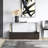 Ahlers 50'' Glass Top Console Table