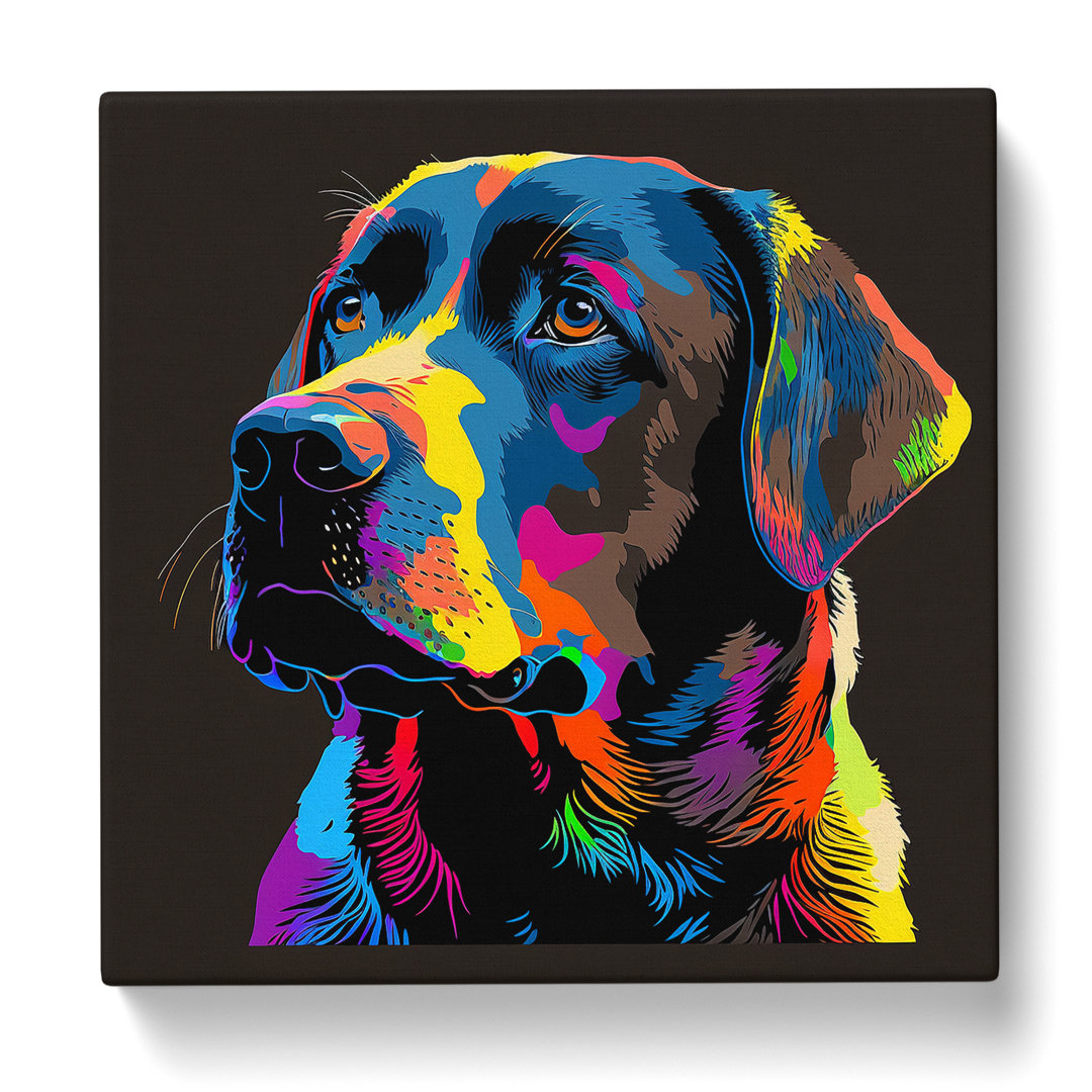 Labrador Retriever Pop Art - Wrapped Canvas
