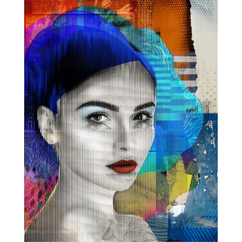 Her II Print by Elena Carlie, Glass Coat, 38" H x 30" W x 1.5" D