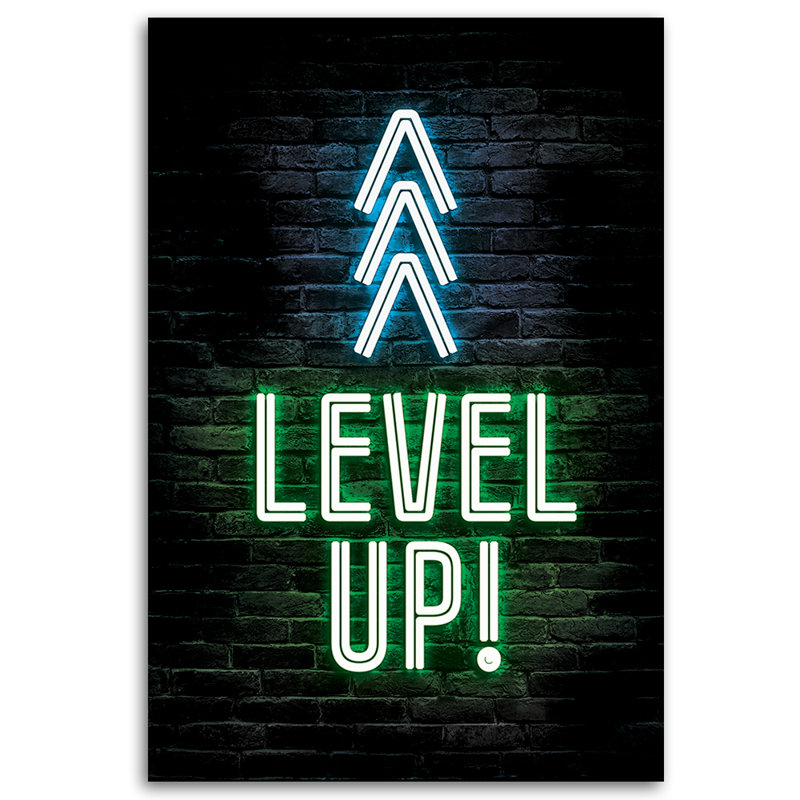 Gamer gaming console art print on canvas