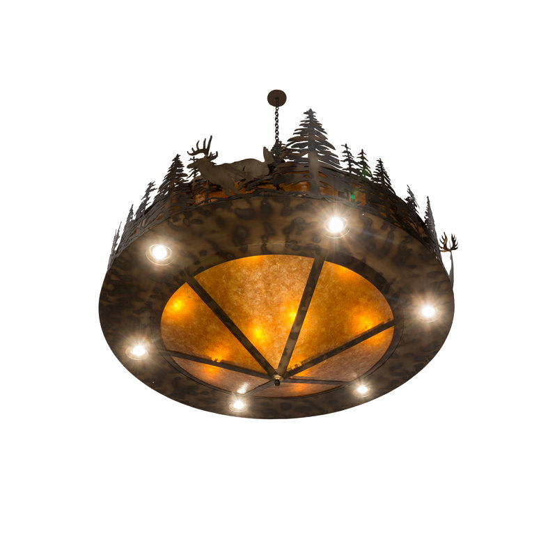Rustic Lodge 14 - Light Chandelier
