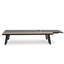CHAISE DE CHAUFFE-EAU WATERLOO AVEC TABLE EN BOIS FIXE, 1PC, (62756.00BLK)