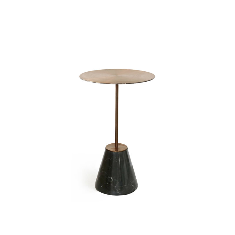 Table d'appoint Bund par Neri & Nu, Marbre noir, Moyen