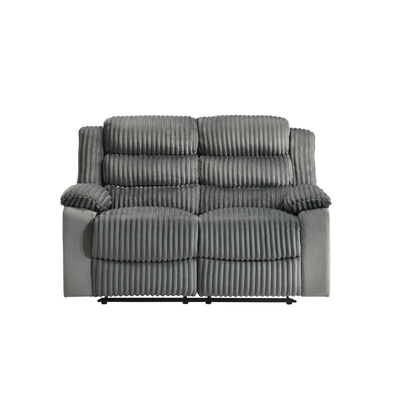 Causeuse en velours côtelé Lesley