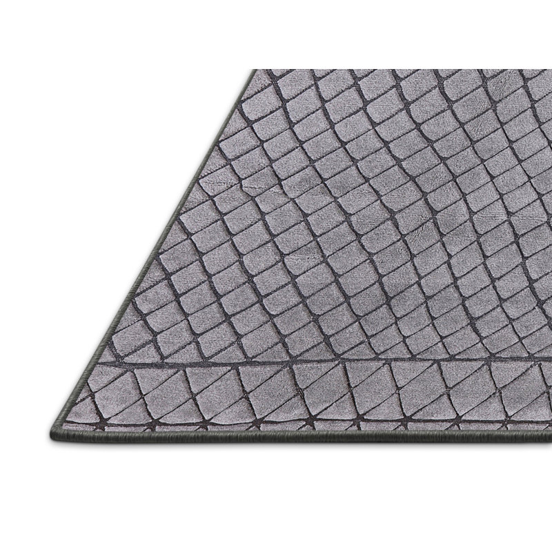 Tapis oriental gris Braysham, Rectangle 4 pi x 6 pi