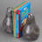 Natural Marble Pear-Shaped Bookends