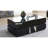 Black Mirrored Finish Coffee Table