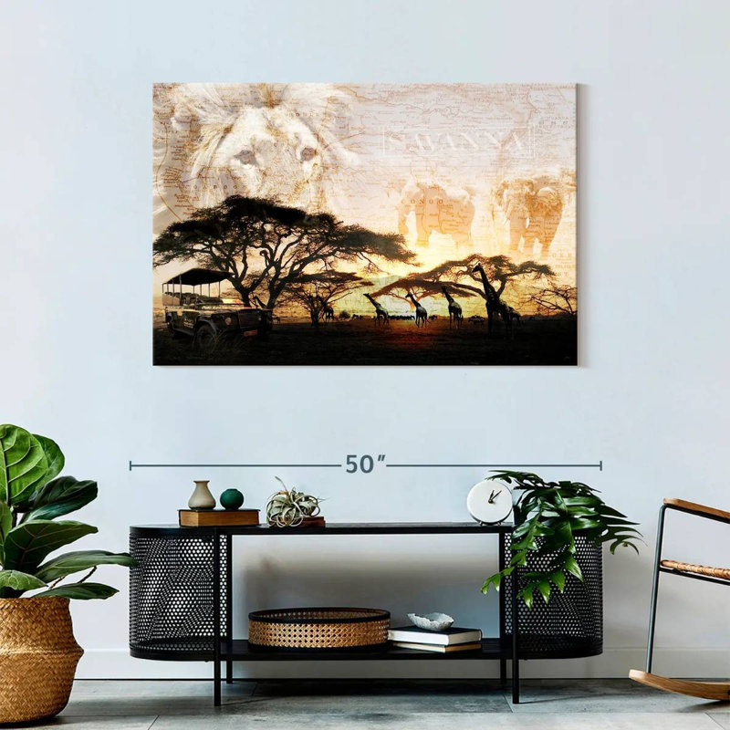 Ravi Savanna, 30" H x 45" W