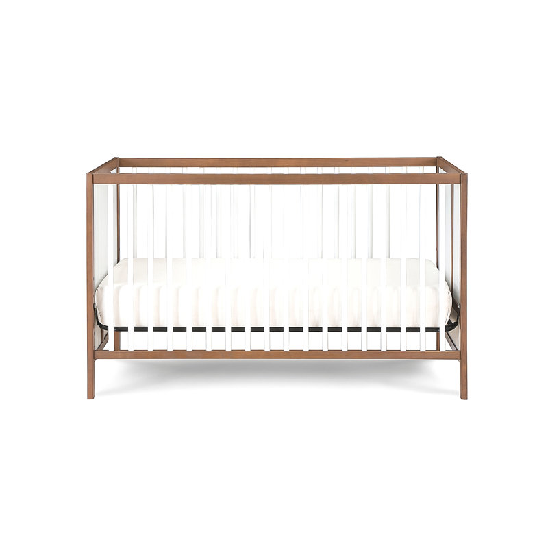 Lit de bébé 3 en 1, Brun / Blanc