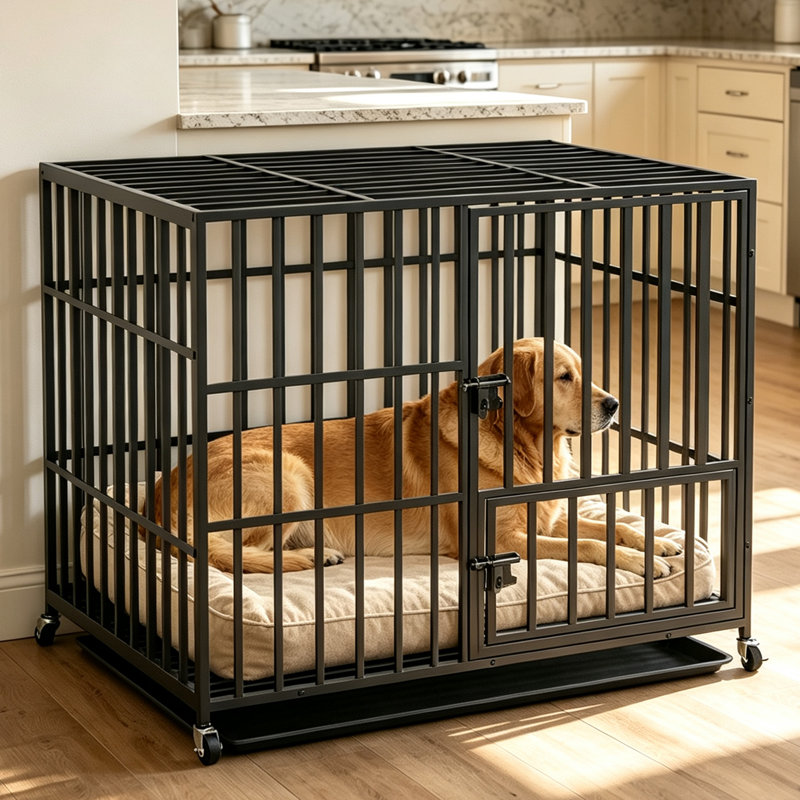 Cillian Pet Cage Crate, 93.5cm H x 117cm W x 78cm D