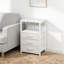 40cm W Metal Bedside Table-1448437427